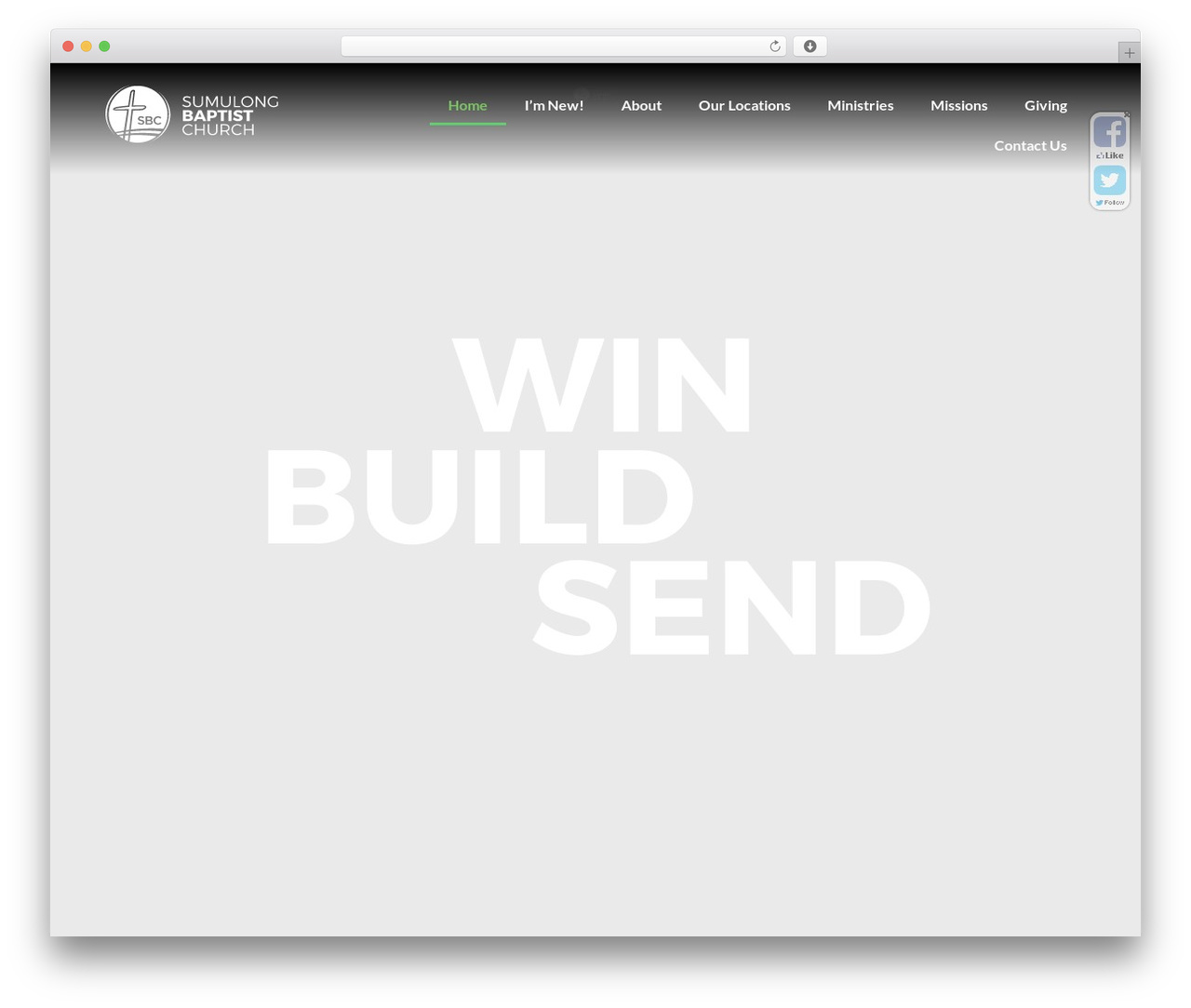 WordPress theme Spacious - sbcministries.org