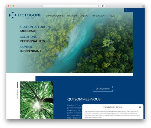 WP Bootstrap Starter WordPress theme - octogone.ch