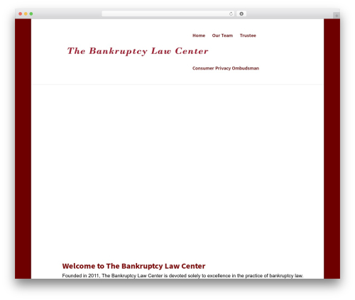 Avery WordPress theme - thebankruptcylawcenter.com