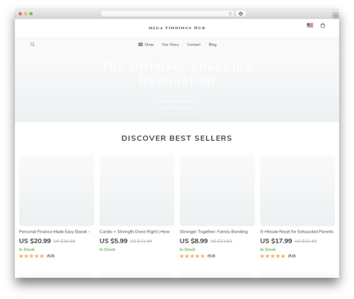 Botticelli best WooCommerce theme - megafindingshub.shop