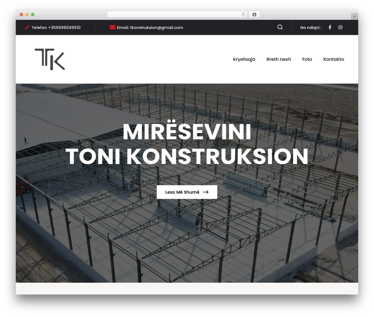 Constech WordPress website theme - tonikonstruksion.al Constech WordPress website theme - tonikonstruksion.al