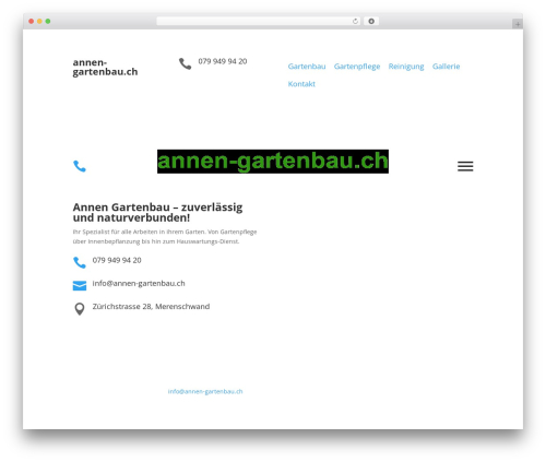 Mhmm WordPress plugin - annen-gartenbau.ch