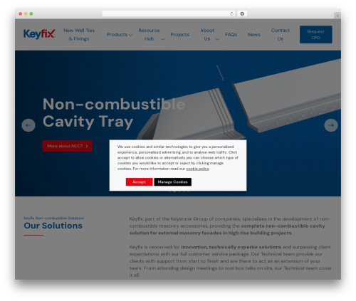 Flint Wordpress Base Theme WP theme - keyfix.com