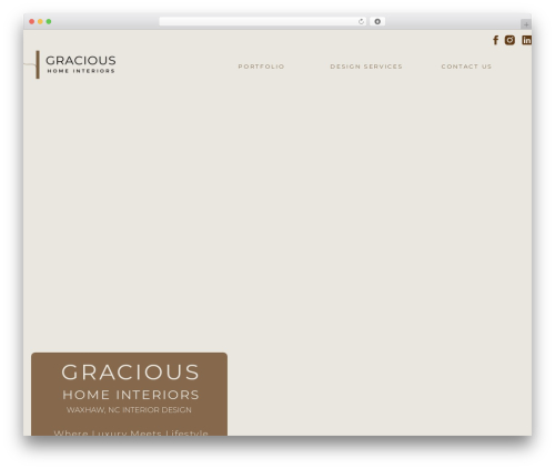 Showit theme WordPress - gracioushomeinteriors.co