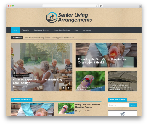 Theme WordPress OMAG - seniorlivingarrangements.com