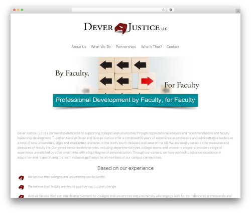 Theme WordPress Themify Ultra - deverjustice.com