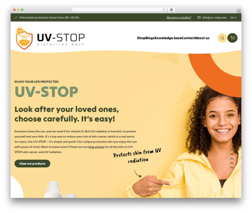UV-Stop theme WordPress theme - uv-stop.com