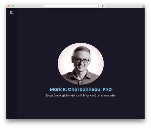 Volos WP WordPress theme - markcharbonneau.com