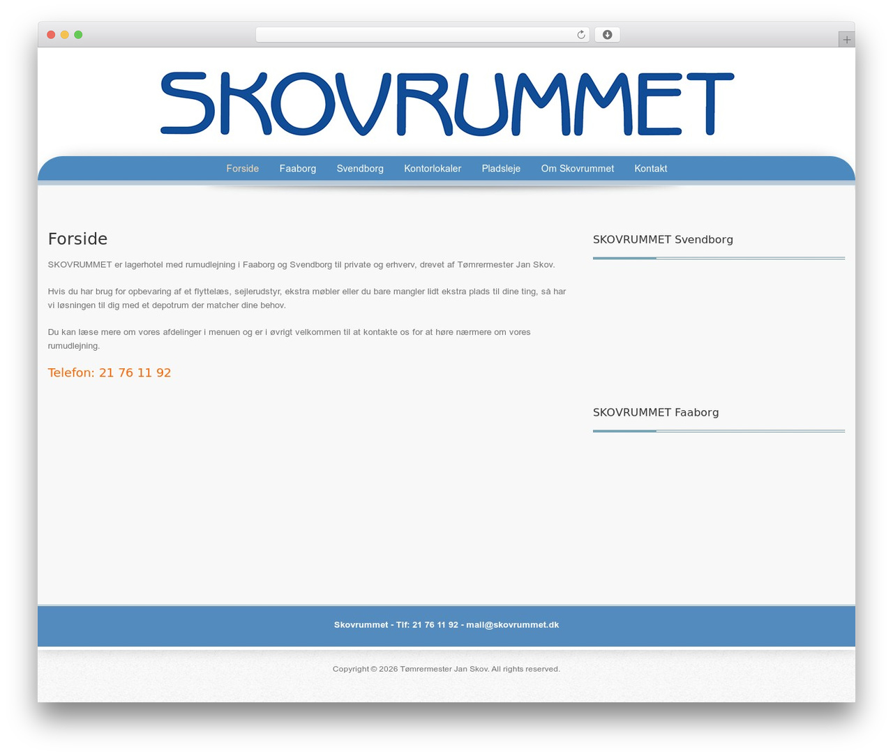 WordPress theme Preference Lite - skovrummet.dk