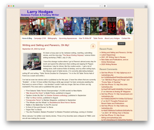 WordPress theme Orange - larryhodges.org