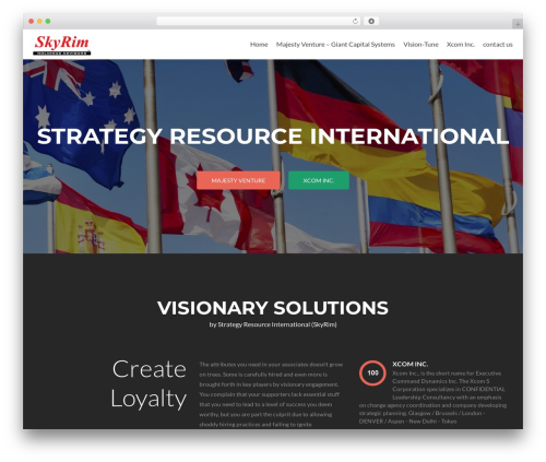 Zerif Lite free WP theme - strategyresourceinternational.com