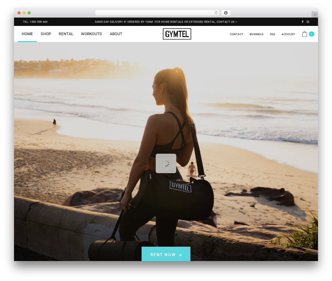 Ave WordPress theme - gymtel.fitness