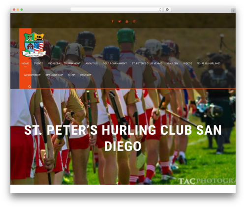 BigSlam WordPress theme design - sandiegohurling.com