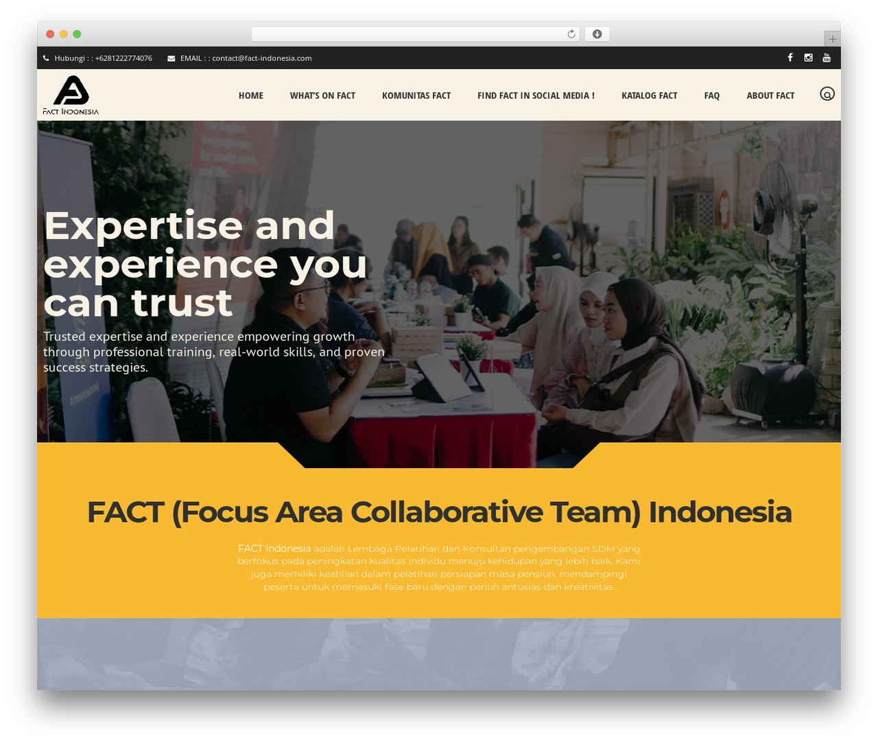 Compro WordPress theme - fact-indonesia.com