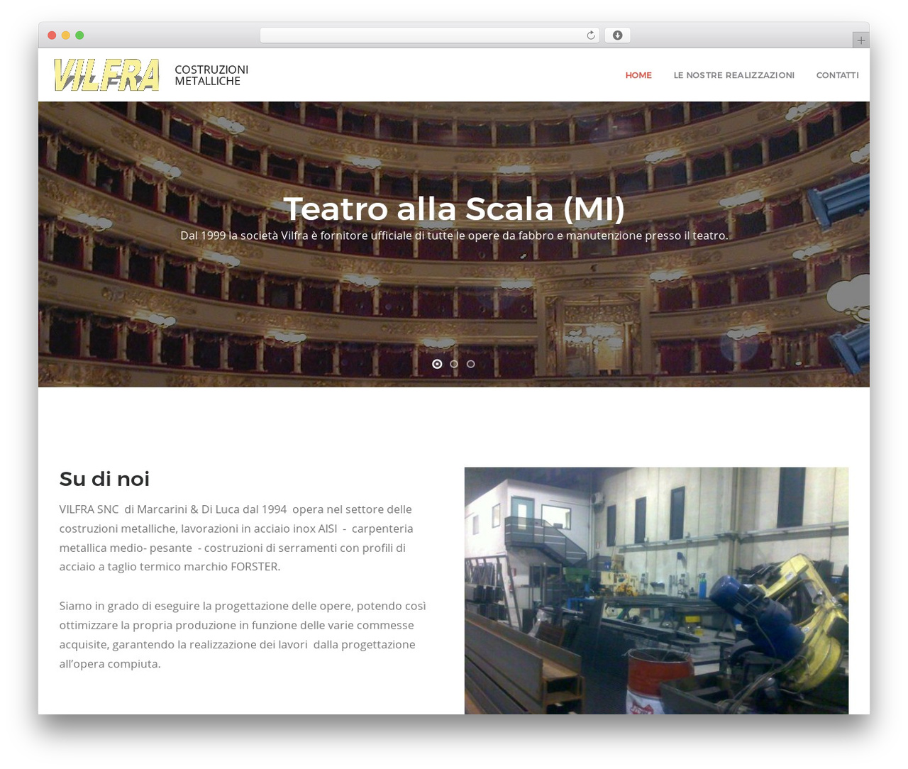 Creatus premium WordPress theme - vilfra.com