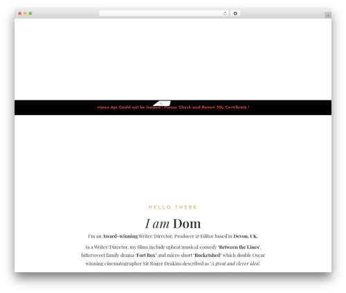 Formota theme WordPress - domlee.co.uk