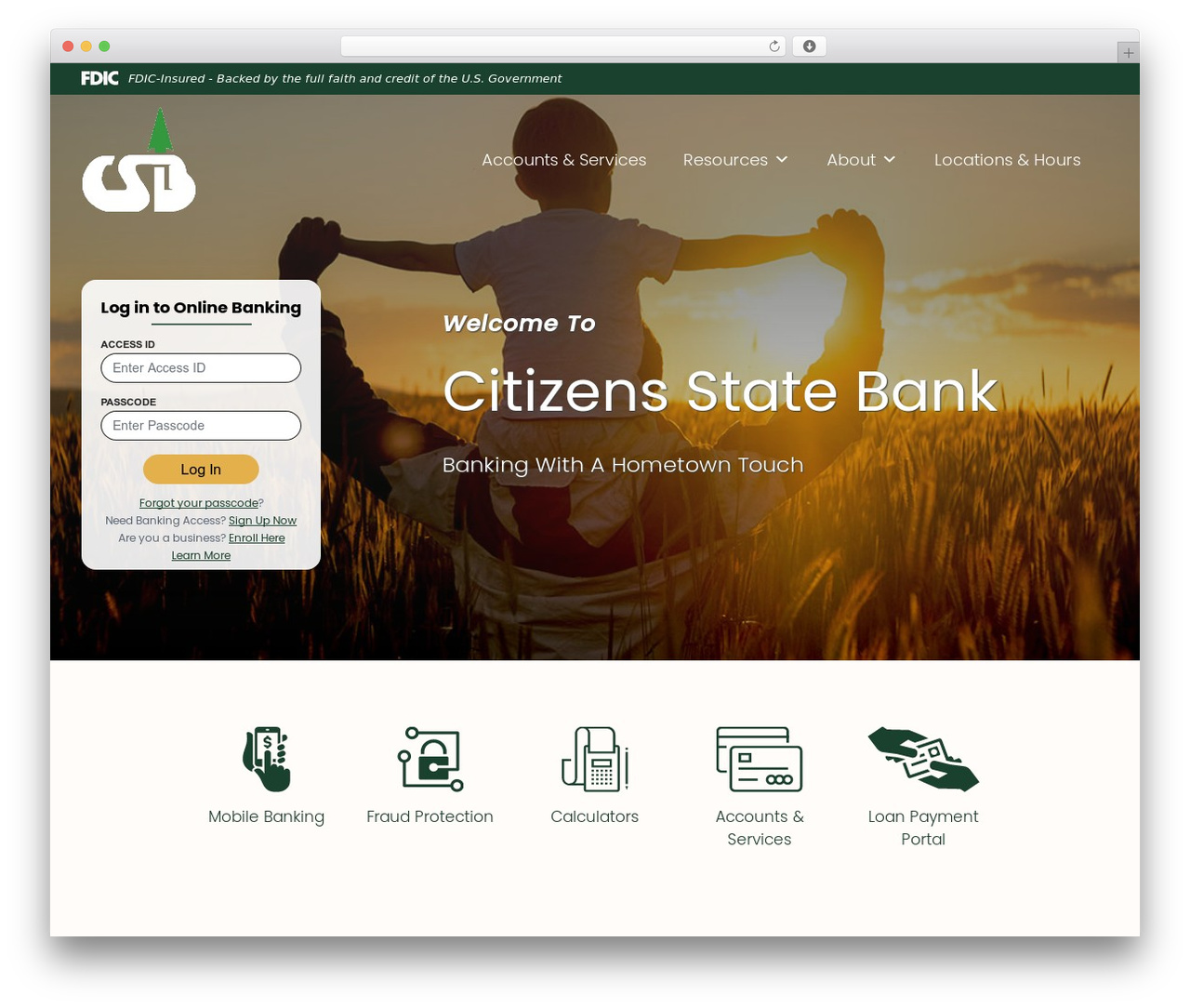 Landscape Theme theme WordPress - csbanktx.com