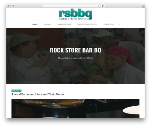 Roseta WordPress store theme - rockstorebarbq.com