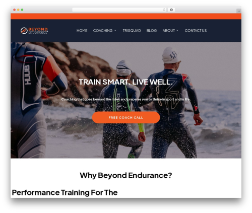 ThemeBuilder Theme premium WordPress theme - beyondendurance.com