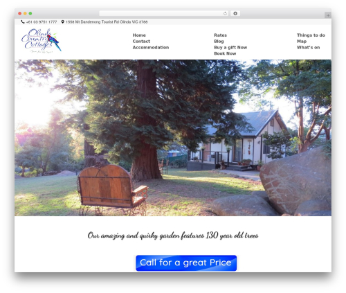 WordPress theme Jiten Theme - olindacountrycottages.com