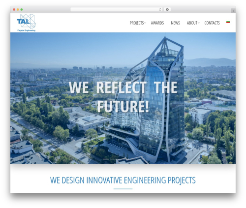 WordPress theme Talengineering - talengineering.com