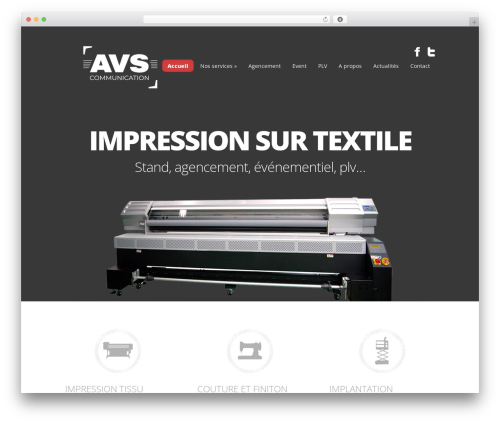 WordPress theme Nimble - sublimation-textile.com