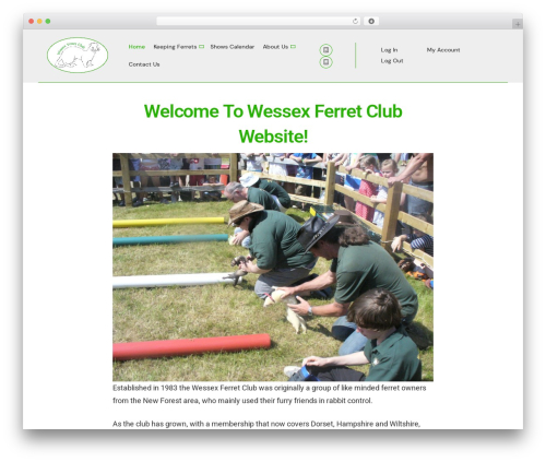 WordPress theme UnityPress - wessexferretclub.co.uk