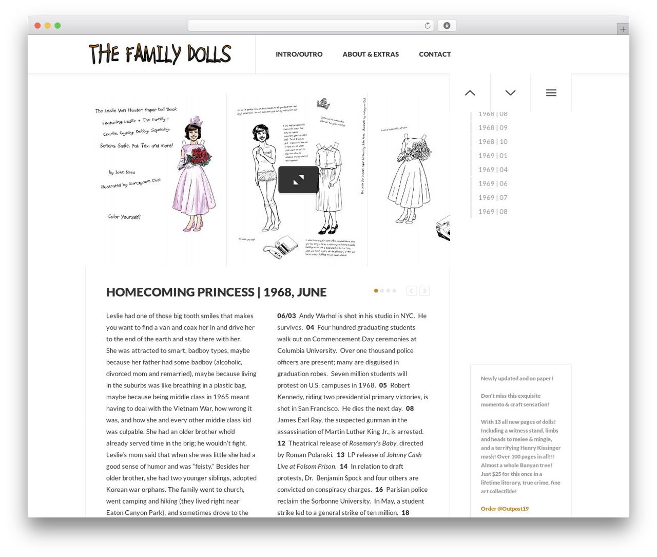 WordPress website theme Timeline - thefamilydolls.com WordPress website theme Timeline - thefamilydolls.com
