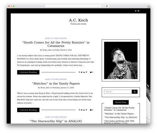Writee WordPress theme - ackoch.net