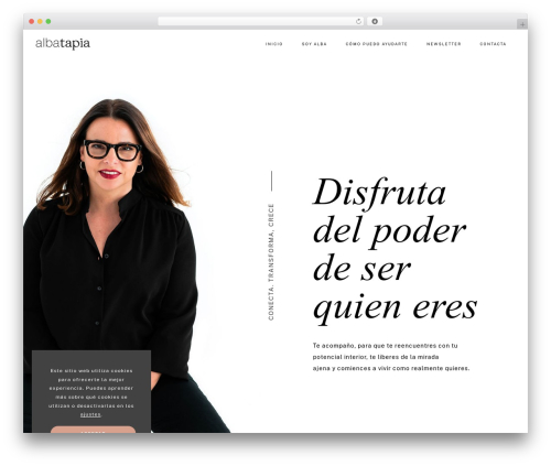 Abby WordPress theme - albatapia.com