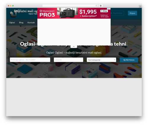 ClassiPress WordPress theme - oglasi-oglasi.com