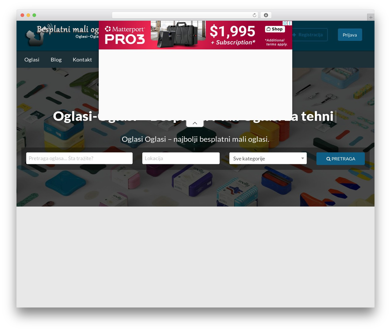 ClassiPress WordPress theme - oglasi-oglasi.com