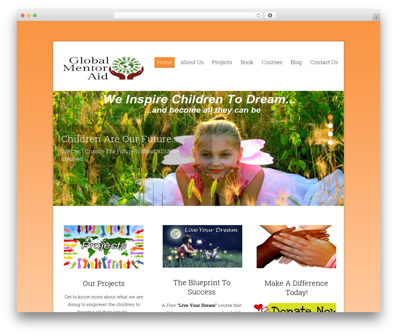 Compass Pro Responsive Theme WordPress theme - globalmentoraid.org