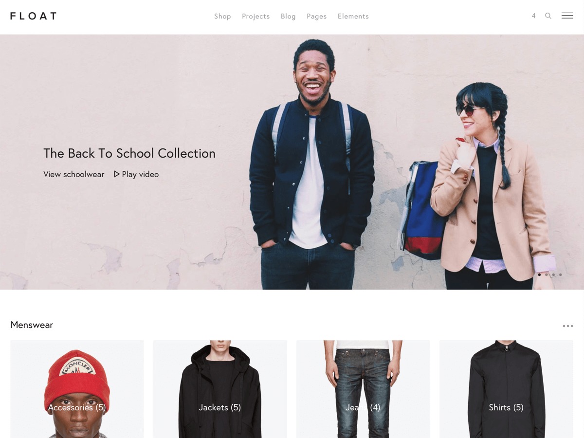 Float Child WordPress shop theme Float Child WordPress shop theme
