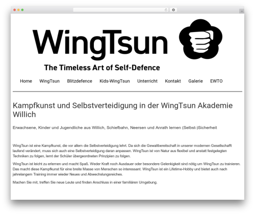 Classic menu block WordPress plugin - wt-willich.de