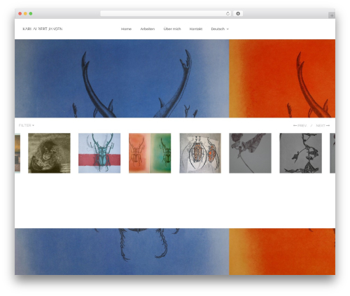 Shutter WP theme - kajansen.ch
