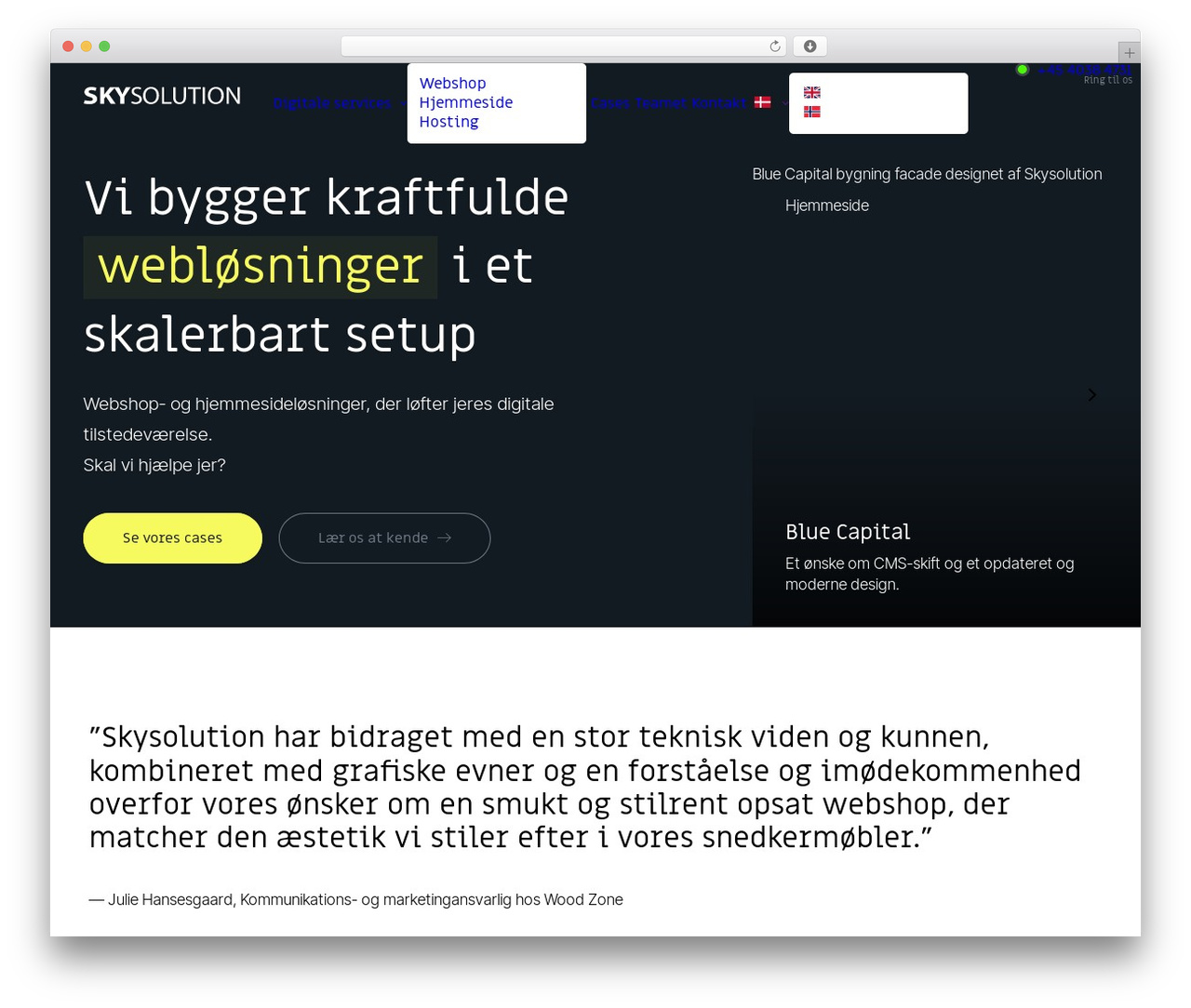 Uncode WordPress ecommerce theme - skysolution.dk