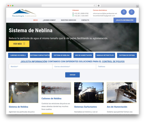 Wired IT Theme V3 WordPress theme - tecambiental.net