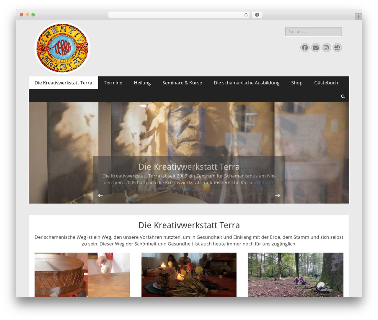 WordPress theme Catch Responsive - kreativwerkstattterra.de