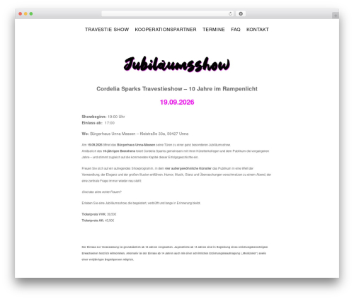 WordPress theme Divi - cordeliasparks.de