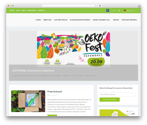 Tarteaucitron WordPress plugin - klimabuendnis.lu