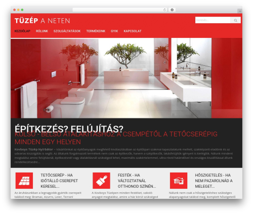 Blaszok WordPress theme - tuzepaneten.hu