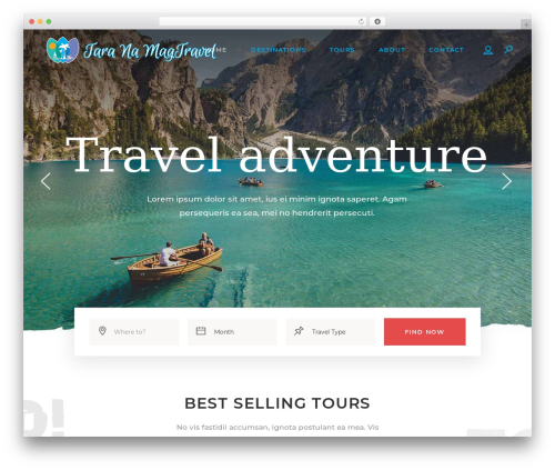 Qode tours WordPress plugin - taranamagtravel.com