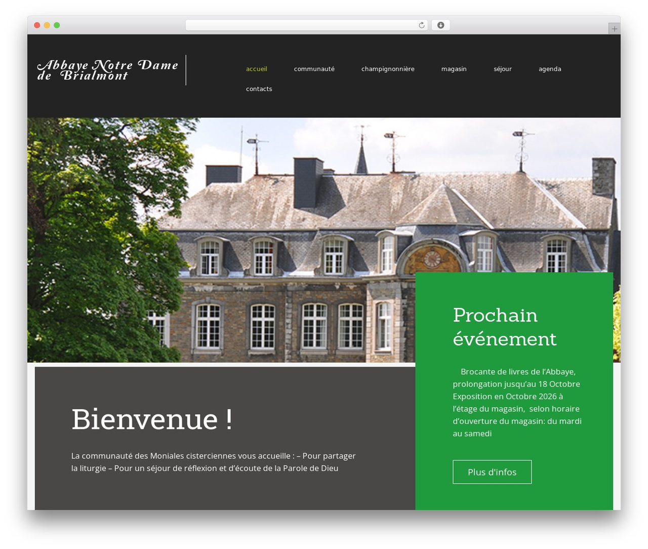 Cherry Framework top WordPress theme - brialmont.be