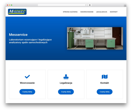 Confin WordPress theme - messervice.pl