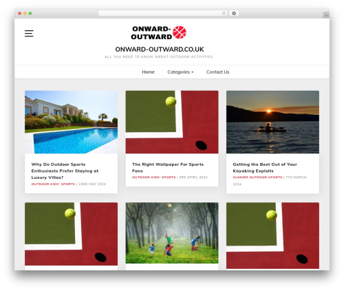 Marinate WordPress theme - onward-outward.co.uk