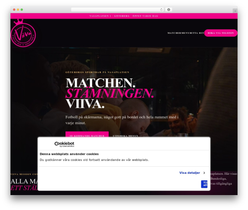 Theme WordPress CMS cmsvrx system - viivabar.se