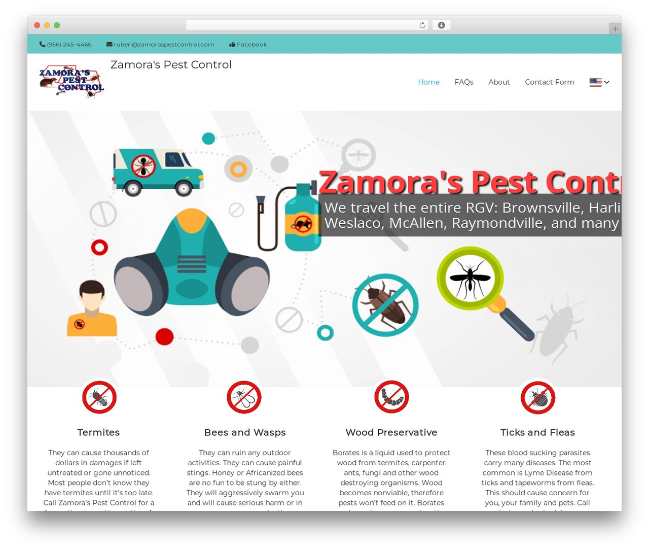 Theme WordPress Flash Pro - zamoraspestcontrol.com