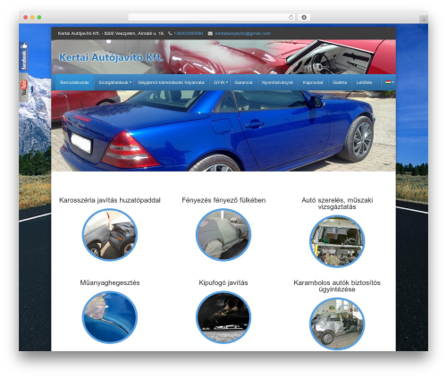 Arscode social slider WordPress plugin - kertaiautojavito.hu