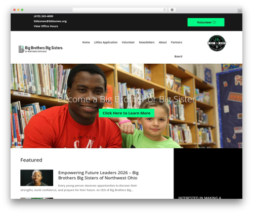 WordPress theme Divi - bbbsnwo.org